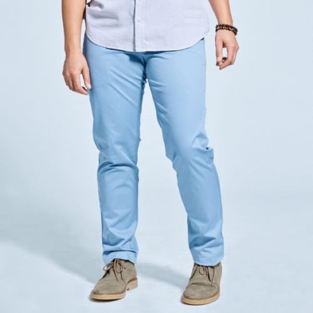 Kirrin Finch The Windsor Powder Blue Chinos sz 8